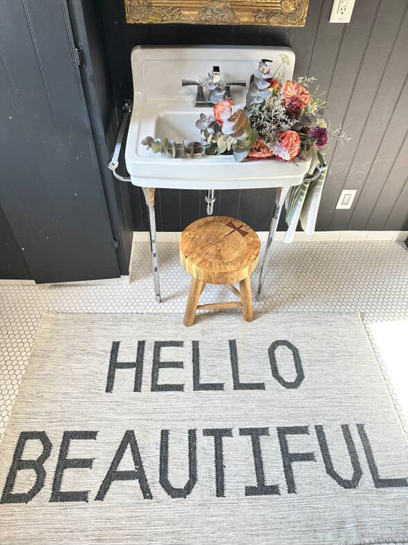 Hello Beautiful Rug - Wool