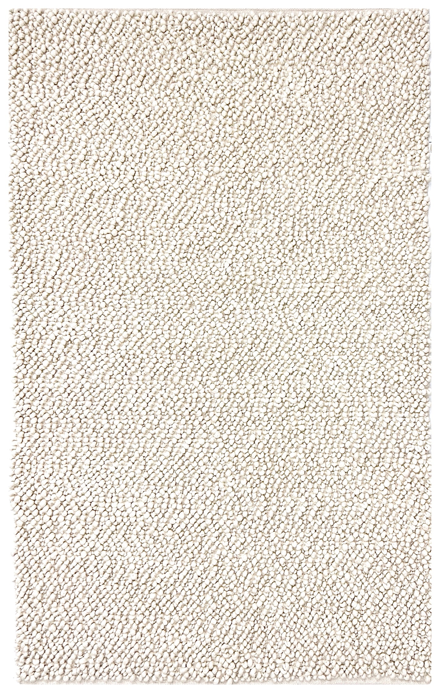 chunky luxurious boucle wool rug