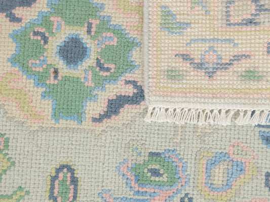 Mini Handknotted Oushak Runner Rug 2x3