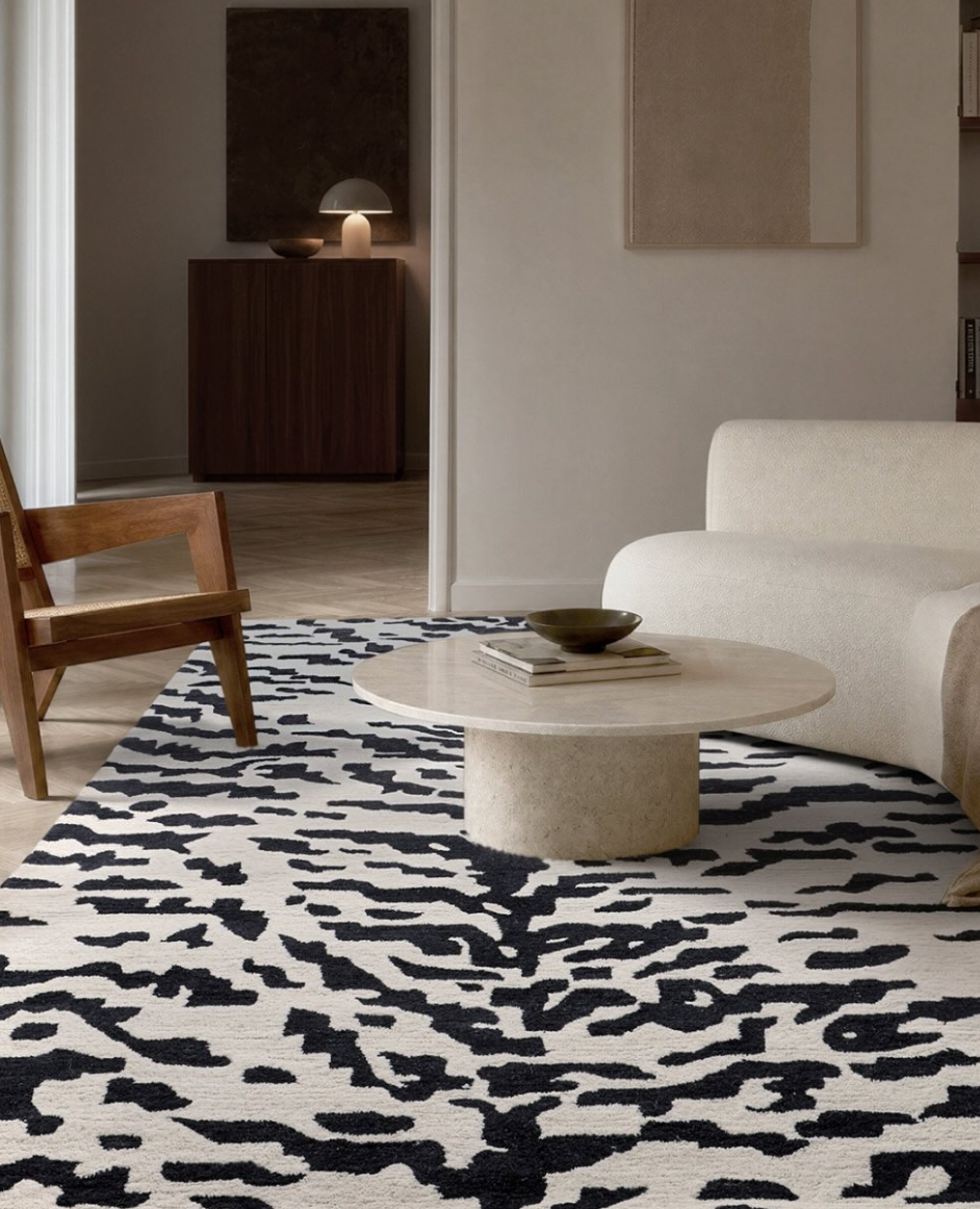 Tigra Animal Print Handmade Wool Rug