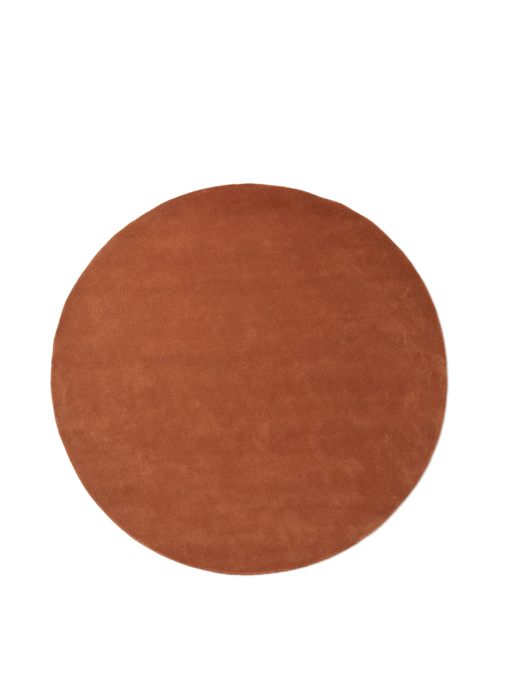 Haven Toffee Brown Solid Hand-Tufted Wool Rug