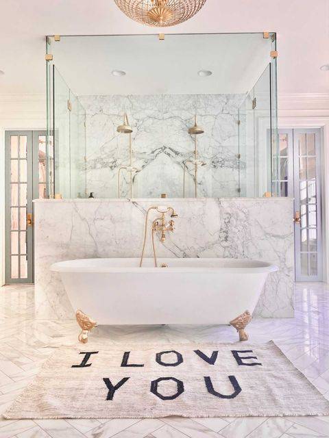 I LOVE YOU Rug - Wool - Bathroom