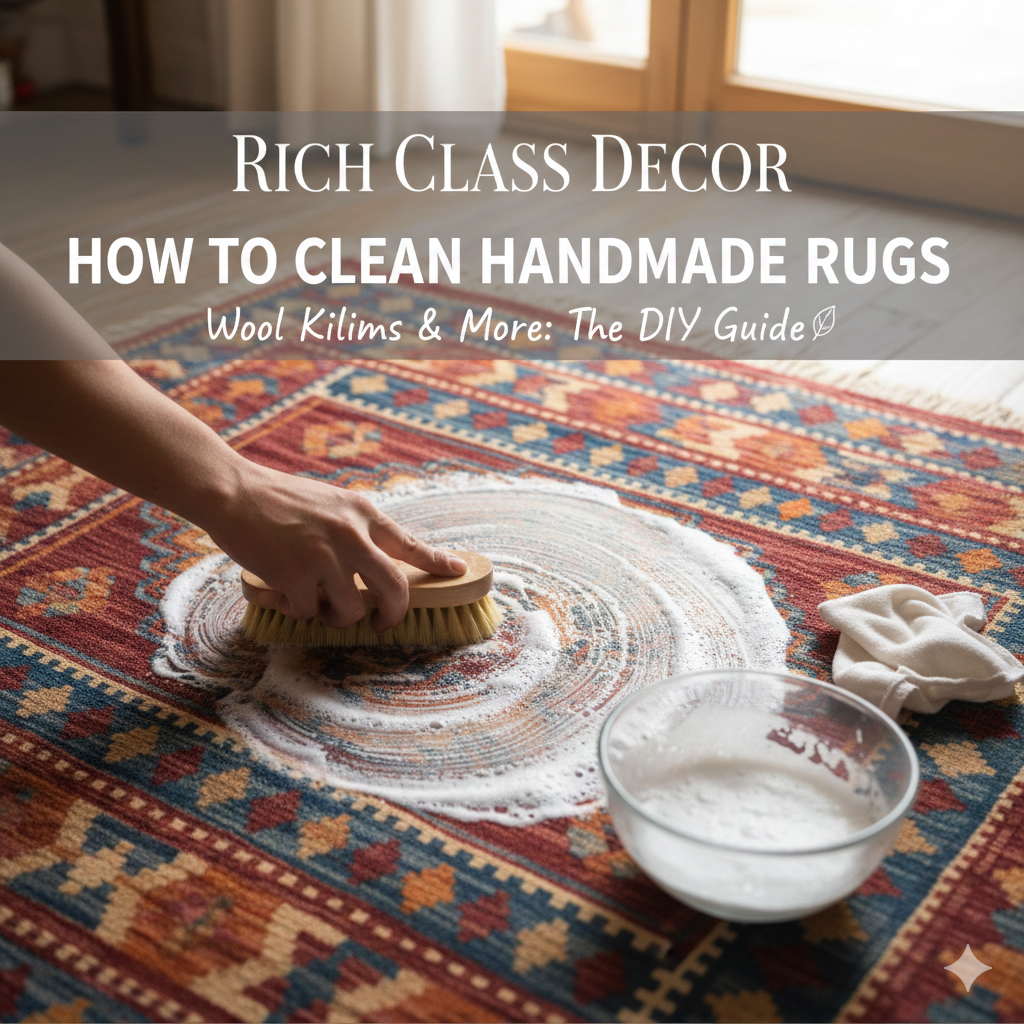 How to Clean Handmade Rugs & Wool Kilims: The Ultimate DIY Guide