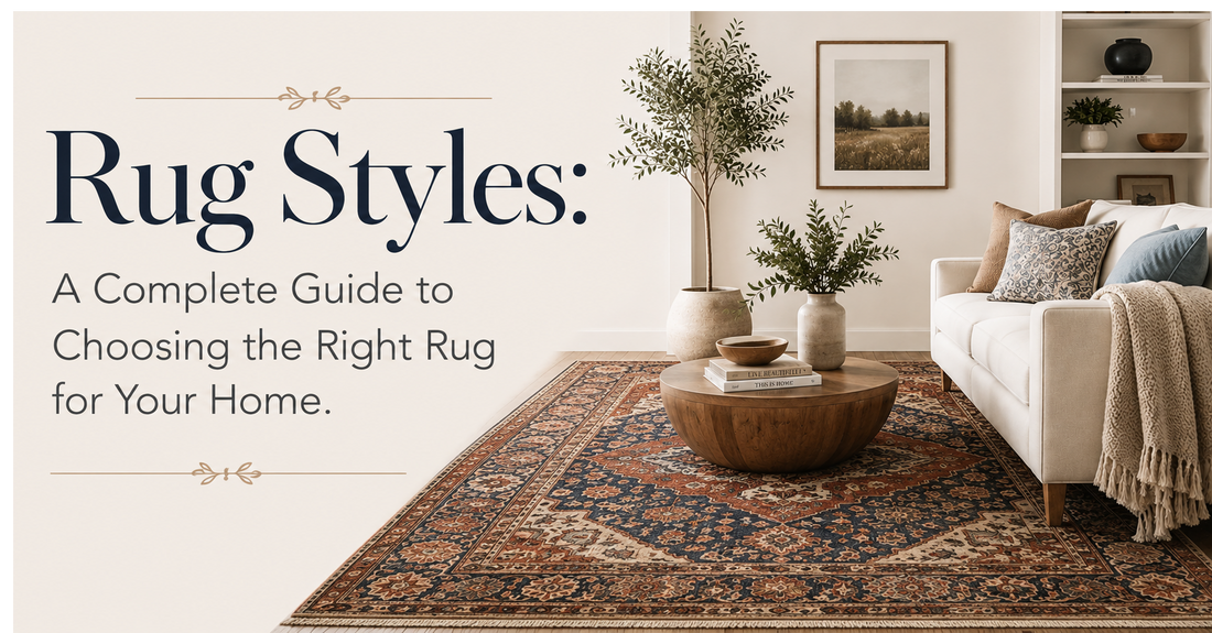Rug Styles: A Complete Guide to Persian, Oushak, Moroccan & Handmade Rugs