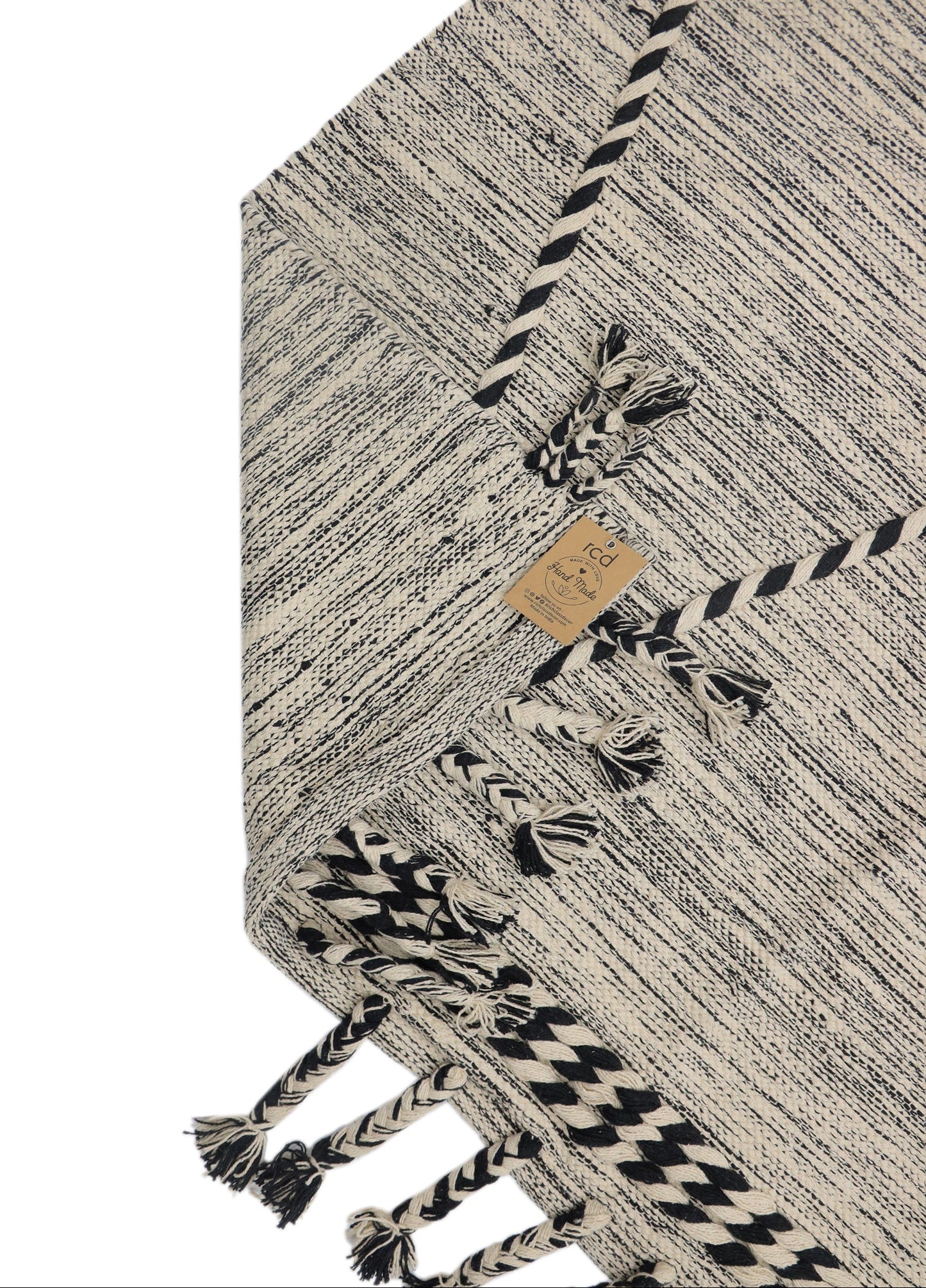 "Lisa" FLatWeave Cotton Area Rug