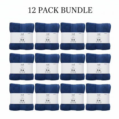 100% Pure Organic Cotton Hand Towel (20" x 40") - Bulk Packs