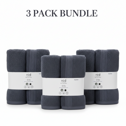 100% Pure Organic Cotton Hand Towel (20" x 40") - Bulk Packs