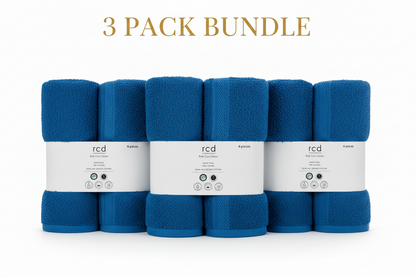 100% Pure Organic Cotton Hand Towel (20" x 40") - Bulk Packs