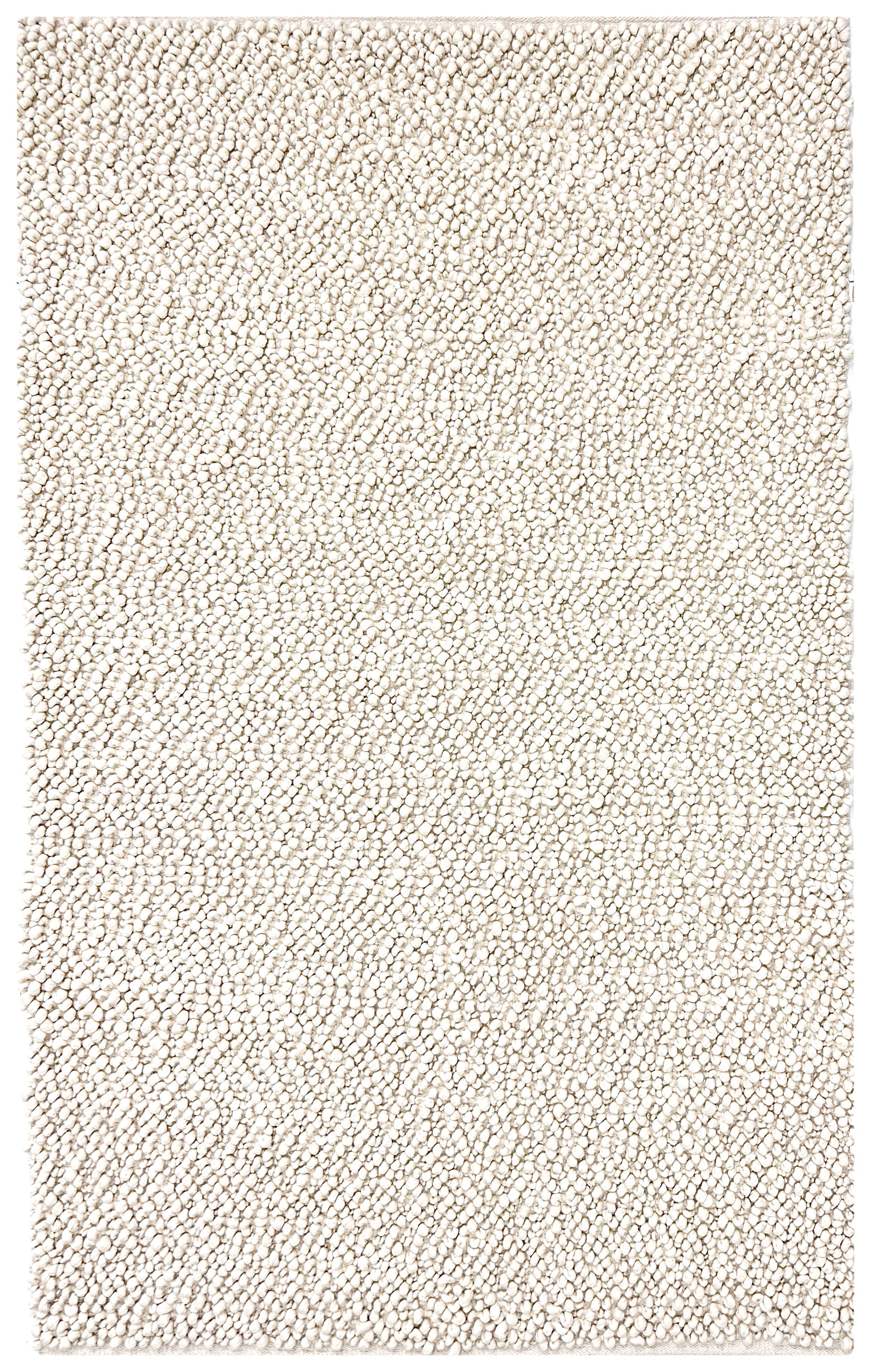 chunky luxurious boucle wool rug