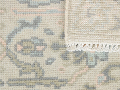Mini Handknotted Oushak Runner Rug 2x3