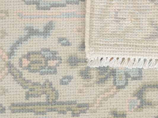 Mini Handknotted Oushak Runner Rug 2x3