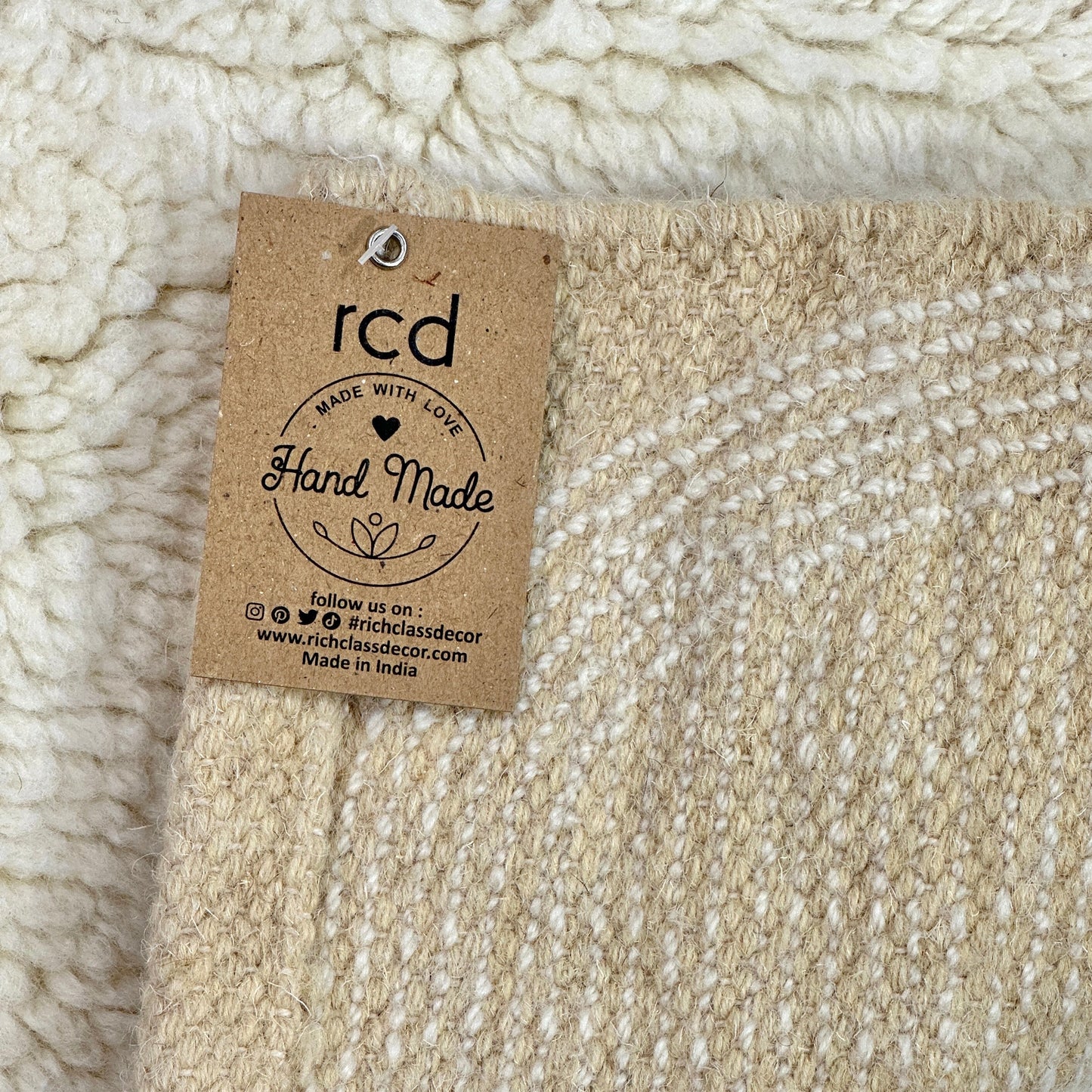 Emily Machine Washable Wool Rug - Organic & Eco-Friendly