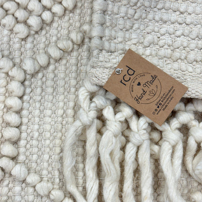 closeup of leslie wool rug