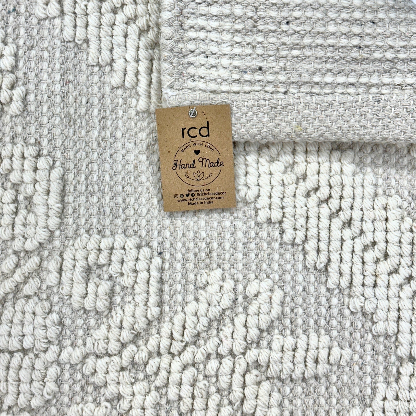 close up of crystal rug