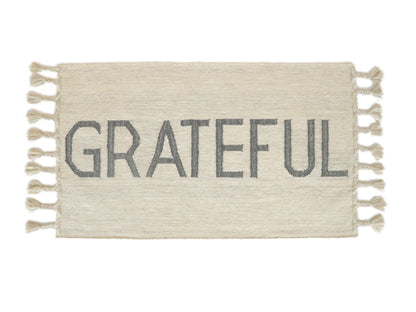GRATEFUL Inspirational Rug