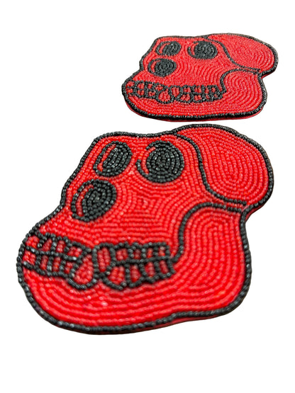 Custom Apefest Black Red Rug + Coaster Set. 69 Limited Editions