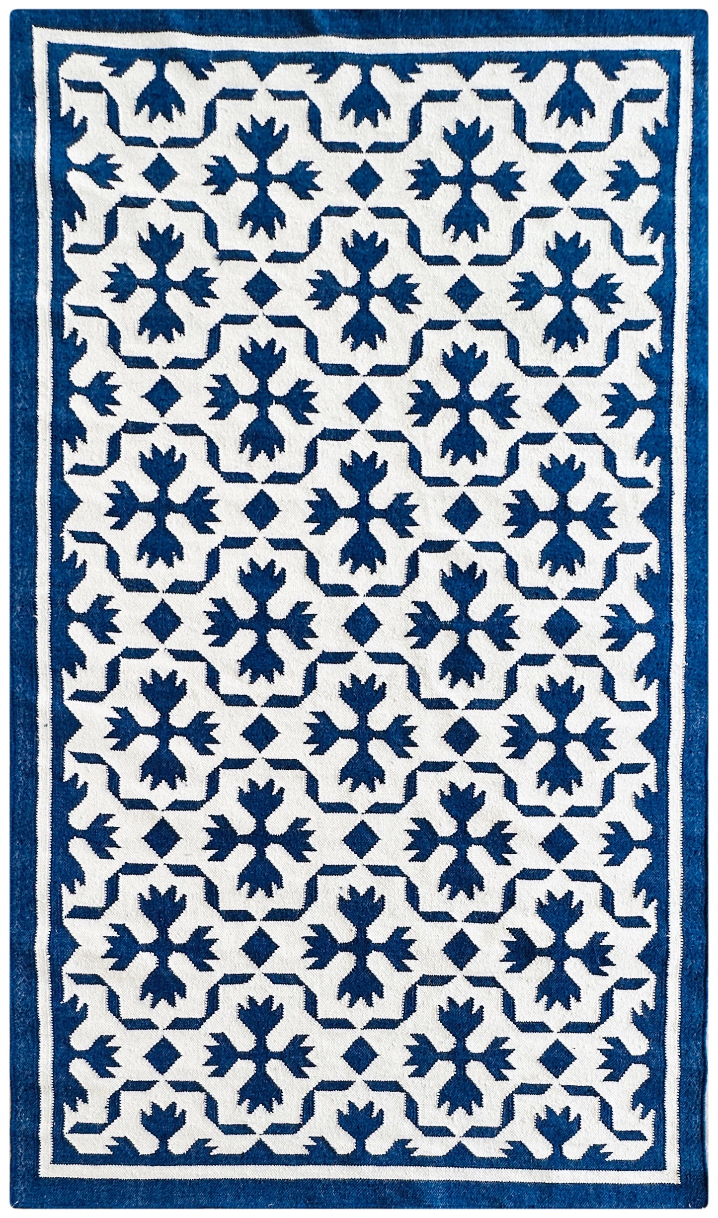 Stunning full shot of jaipur flatweave rug