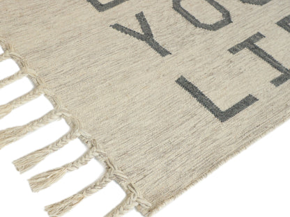 "Live Your Life" Inspirational Rug