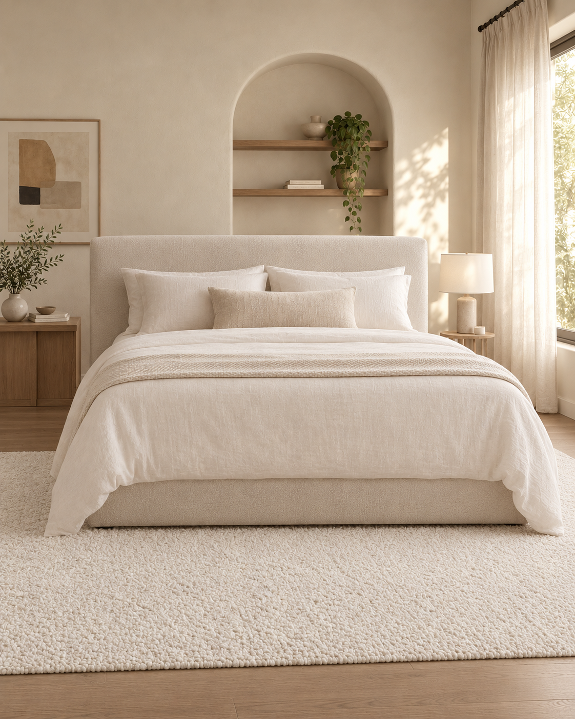 DINA New Zealand Wool Handwoven Area Rug