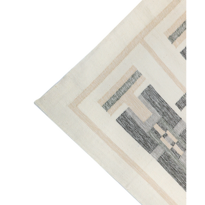 Grey & Sage Handmade Flatweave Area Rug