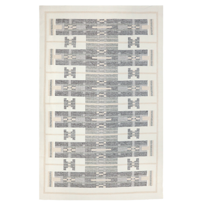 Grey & Sage Handmade Flatweave Area Rug
