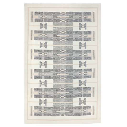Grey & Sage Handmade Flatweave Area Rug