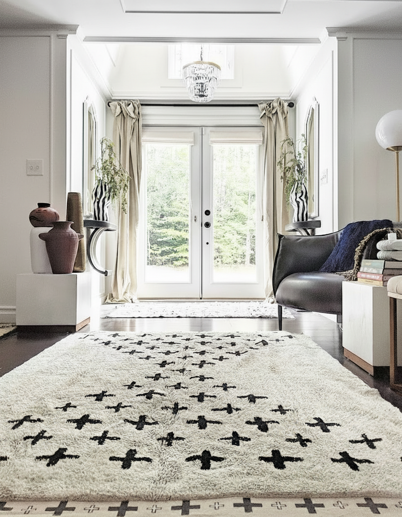 Hope Rug - Larger Red Badge