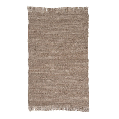 REBECCA Beige Wool Crochet Rug