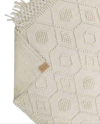 Leslie Chunky Loop Pure Organic Wool Area Rug