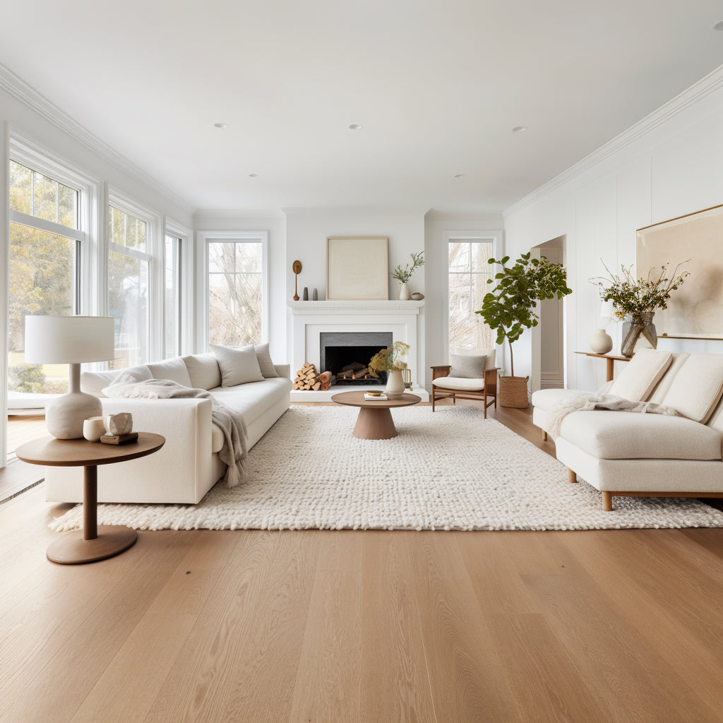 boucle 9x12, 10x14 rug in large living room