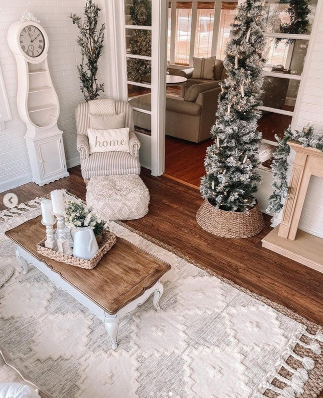 Natalie rug photo shared by client in their living room 8x10ft rug