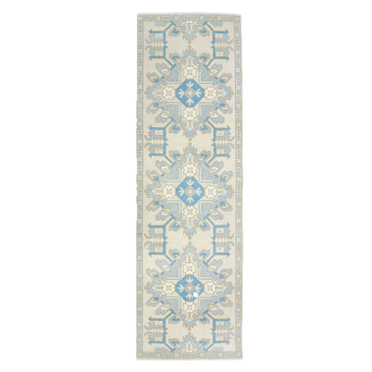 Aisha Hand-Knotted Oushak Wool Runner Rug