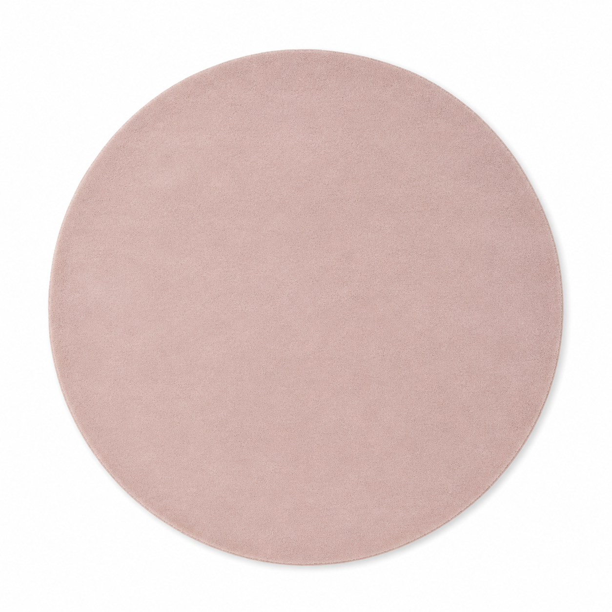 Haven Blush Pink Solid Hand-Tufted Wool Rug