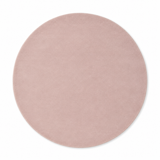 Haven Blush Pink Solid Hand-Tufted Wool Rug