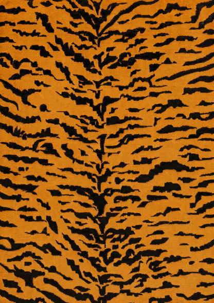 Tigra Animal Print Handmade Wool Rug
