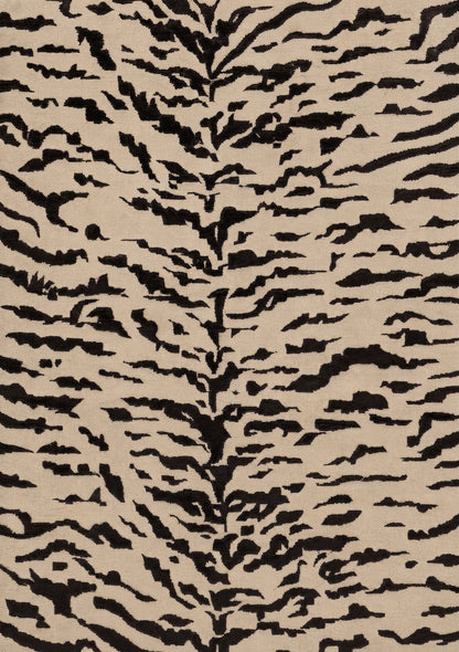Tigra Animal Print Handmade Wool Rug