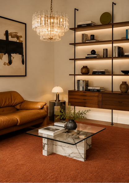 toffee brown new zealand wool rug