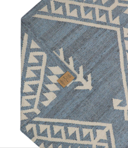 ABBIE Blue Kilim Rug