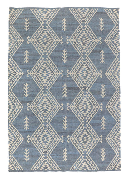 ABBIE Blue Kilim Rug