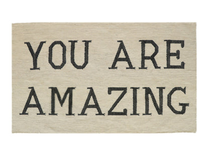 YOU ARE AMAZING front door welcome mat rug