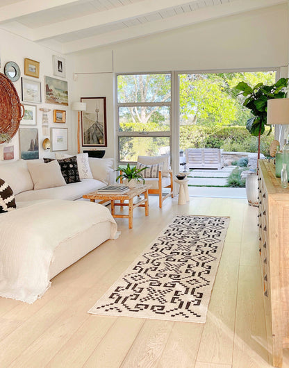 [hallway runner], [Cream rug] [10 x 14 rug] [5 x 8 rug] [Rich Class Decor] 