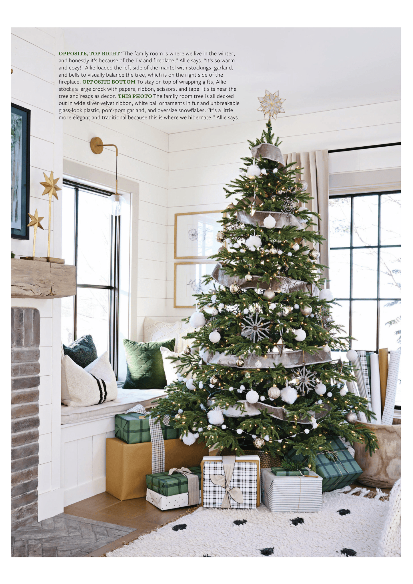 Holly Rug featured in better homes & garden farmhouse magazine