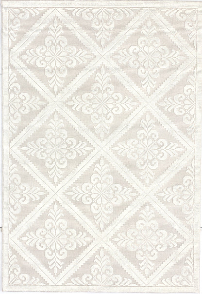 full shot of our crystal wool handwoven rug
